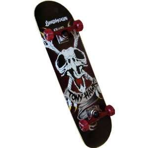  Birdhouse Tony Hawk Crossbones Complete Skateboard (Red 