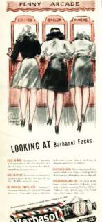 great half page vintage magazine ad barbasol shaving cream presents 
