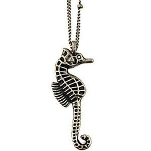  Lavishy Awesome Detailed Seahorse Charm Necklace on Beaded 