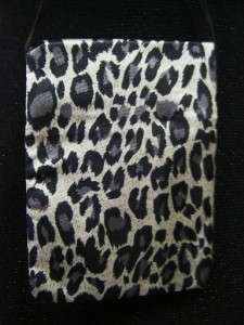 Leopard Messenger Shoulder HandBag Crossbody Womens Bag Gray Specks 4 