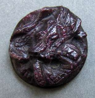   AMAZING QUALITY HAND CARVED NATURAL RED RUBY SLEEPING DRAGON CABOCHON