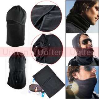 New Black Windproof Winter Fleece Multifunction Facemask Balaclava 