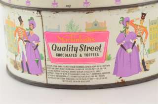   tin box mackintosh s quality street chocolates toffee made in england