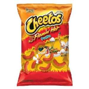  Cheetos Jumbo Puffed Flamin Hot Snacks, 2.25 Oz Bags 
