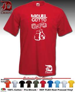 MIGUEL COTTO TSHIRT BOXING FIGHT CLUB BY DIBBS CLOTHING  