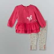 Little Wonders Infant Girls Dress & Leggings Set at 