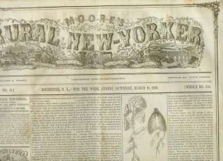 Newspaper Ft Brown Brownsville Texas Gov Sam Houston 1860  