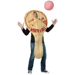 Lets Party By Rasta Imposta Paddle Ball Adult Costume / Beige   One 
