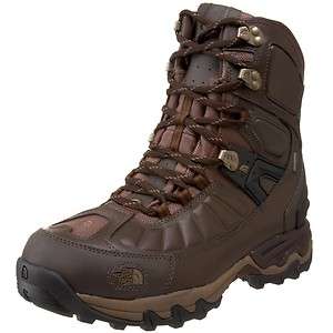 Mens NORTH FACE Valdez Tall GTX Boots Size 11 Dark Brown Insulated 