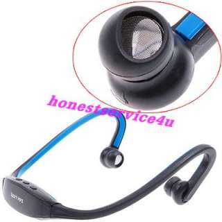Sport MP3 Player Blue Headset Handsfree Earphone +2GB  