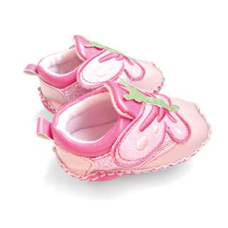 Pink Faux Leather Toddler Baby Girls Butterfly Walking Shoes 3 18 