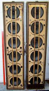 lot 2 vtg 6 way 51 BOGEN concert tower speaker 80 W 16 ohm model SCU 