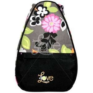 40 Love Courture Gray Floral Tennis Backpack  Sports 