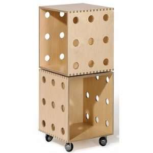  Offi Furniture + Accessories Two Stack   Perf Storage 