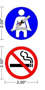   SMOKING Safety Sign Vinyl Sticker Taxi Bus Vehicle Car Van~A048  