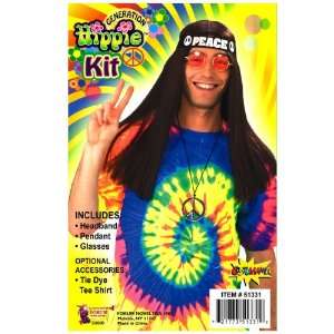Lets Party By Forum Novelties Inc Hippie Accessory Kit (Adult) / Brown 
