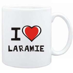  Mug White I love Laramie  Usa Cities