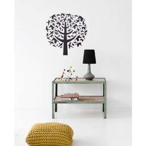  Bird Leaves Wall Decal