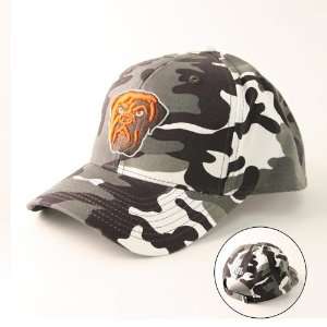  NFL Cleveland Browns Black and White Camo Baseball Hat 