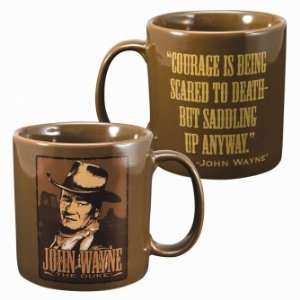  John Wayne Courage Is Being 20 Oz. Decal Mug Kitchen 