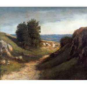 12X16 inch Courbet Gustave Paysage Guyere 1874 76 Canvas Art Repro