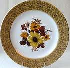 Wood & Sons England DINNER PLATE Gold Alpine White