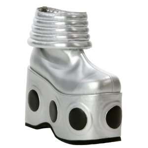 Lets Party By BuySeasons KISS Spaceman Adult Boots / Silver   Size 