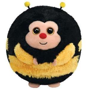  Ty Beanie Ballz   Zips the Bumble Bee: Toys & Games
