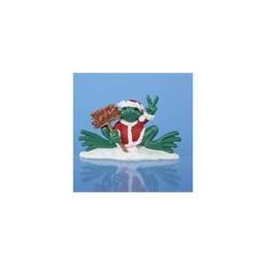   of 12 Hoppy Holidays Santa Claus Peace Frog Christmas: Home & Kitchen