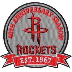 Houston Rockets 40th Anniversary Logo Patch (2006 07)  