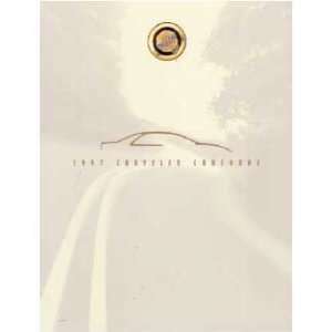    1997 CHRYSLER CONCORDE Sales Folder Literature Guide: Automotive