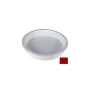  Bugambilia Round Food Pan W/O Divider, Fire Red   IR221FR 