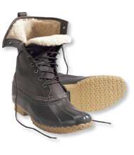 men s l l bean boots 10 shearling lined