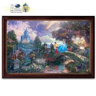  Thomas Kinkade Disney Print Cinderella Wishes Upon A Dream 