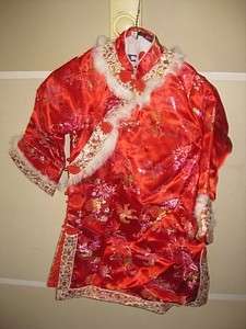   EMPRESS COSTUME DRESS UP 18 24 2T REAL CHINA ADOPTION JACKET RED