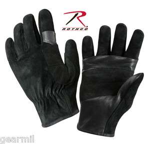Rescue ROPE GLOVES Swat Fast Genuine Cowhide Leather Reinforced Palm 