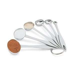 Vollrath 6 Piece S/S Oval Measuring Spoon Set:  Industrial 