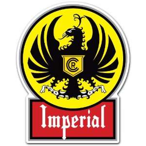  Imperial Costa Rican Beer Label Car Bumper Sticker Decal 4 