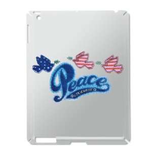    iPad 2 Case Silver of Peace on Earth Birds Symbol 