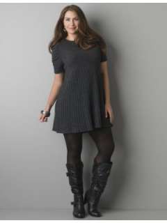 LANE BRYANT   Ruched sleeve sweater dress customer reviews   product 