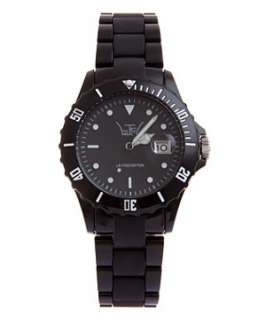 Black (Black) LTD Black Core Sporty Link Watch  250715001  New Look