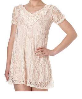 Pink (Pink) Lace & Bead Dress  198903470  New Look