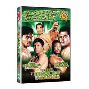 GRANDES PELEAS VOL 34 Hoya, Pacquiao, Santos *DVD  