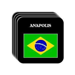   Brazil   ANAPOLIS Set of 4 Mini Mousepad Coasters 