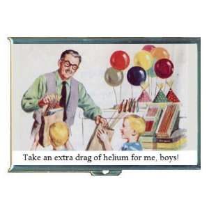  High on Helium! Retro Fun, ID Holder, Cigarette Case or Wallet: MADE 