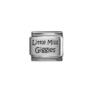  Little Miss Giggles Laser Etched Italian Charm Jewelry