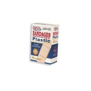   Pharmacy Plastic Bandage Strips 1x3 Inch 40