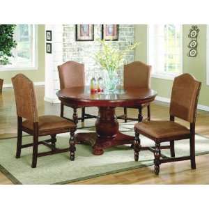  Yuan Tai Mabel 4 Pc Dining Set Table, 4 Side Chairs