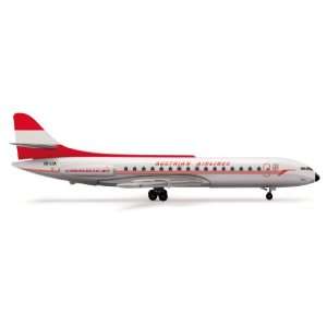   Herpa Wings Caravelle Austrian Airlines Model Airplane: Toys & Games
