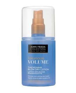 John Frieda Luxurious Volume Thickening Blow Dry Lotion   Boots